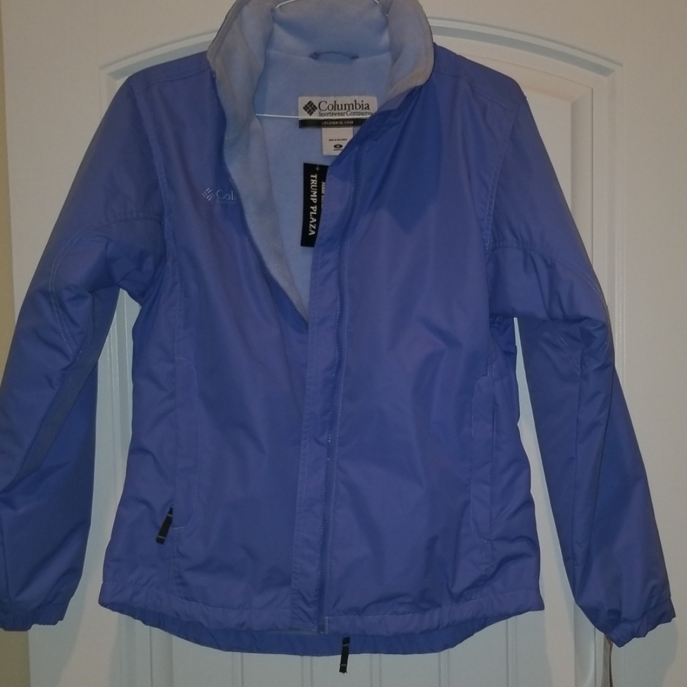 NEW! TRUMP PLAZA RARE Blue  Columbia Jacket M